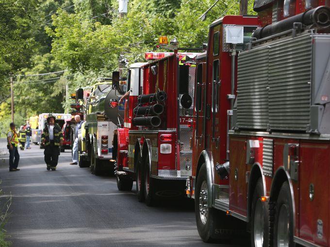 8/16/14 Structure Fire 282 Cushman Rd