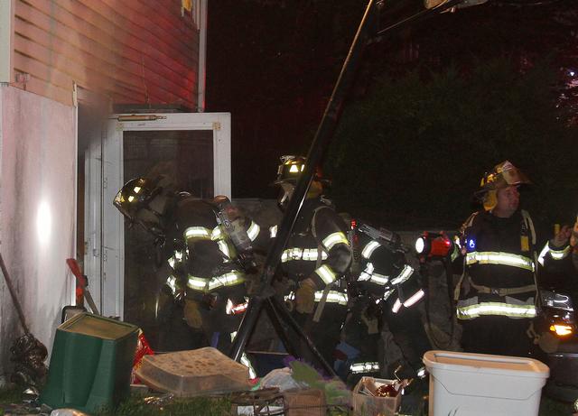 Structure fire- Ilion Road 2012 Pictures Copyright © Frank Becerra Jr.