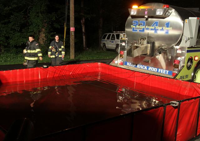 Structure fire- Ilion Road 2012 Pictures Copyright © Frank Becerra Jr.