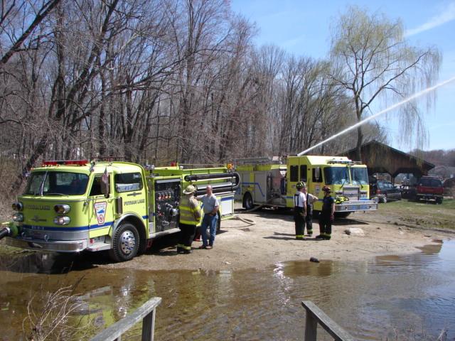 Summer 2007- Putnam Lake Firefighters taking a N.Y.S. Pump Operator Course