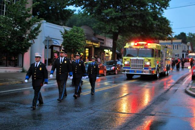 Marching in the Mt. Kisco FD parade 7/12/13. Photo's courtesy of Kurt Von Dietsch 