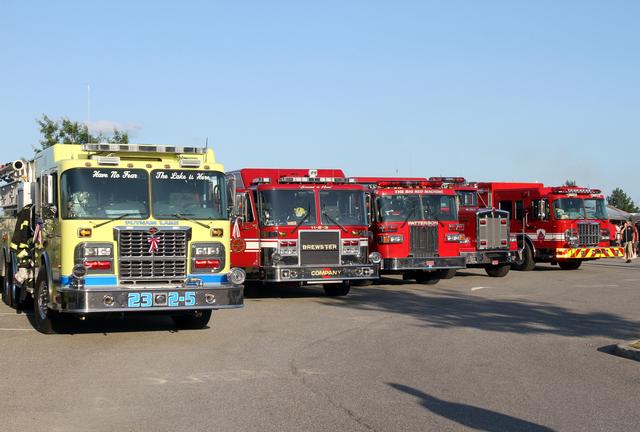 Standing by for the fire works display in Brewster. Courtesy of Frank Becerra.